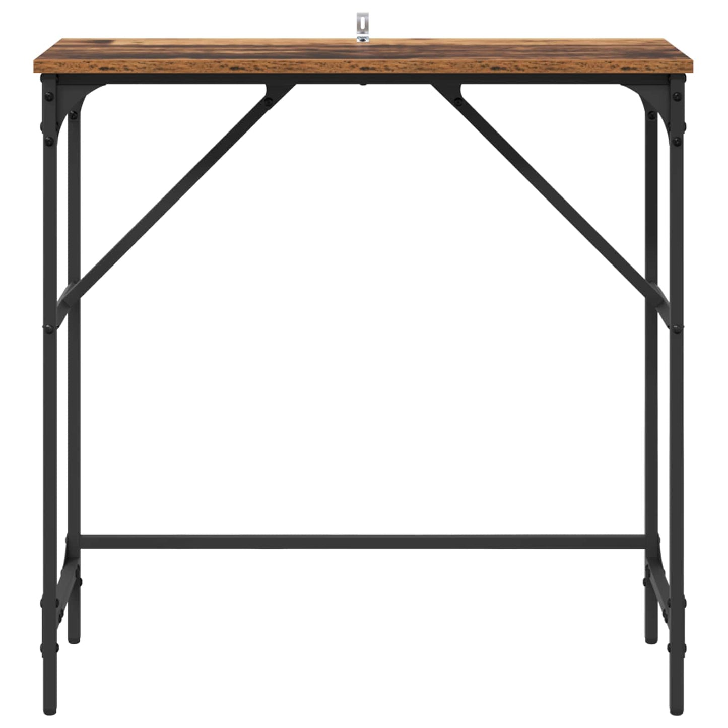 vidaXL Τραπέζι κονσόλας Παλιό ξύλο 75 x 32 x 75 εκ. Επεξεργασμένο Ξύλο