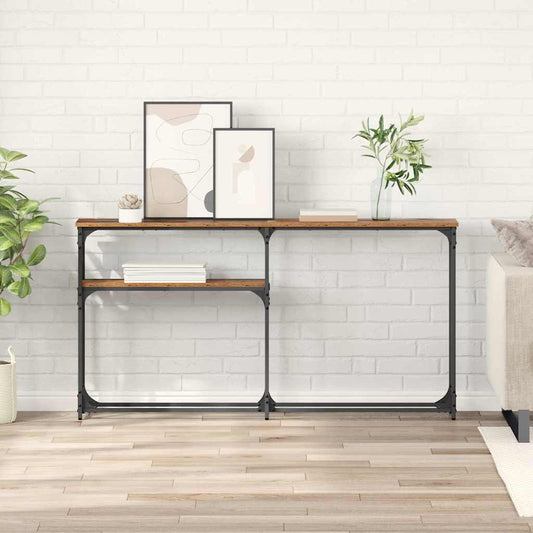 vidaXL ΤραπέζιΚονσόλας Παλαιό ξύλο 145x22.5x75εκ Επεξεργασμένο ξύλο