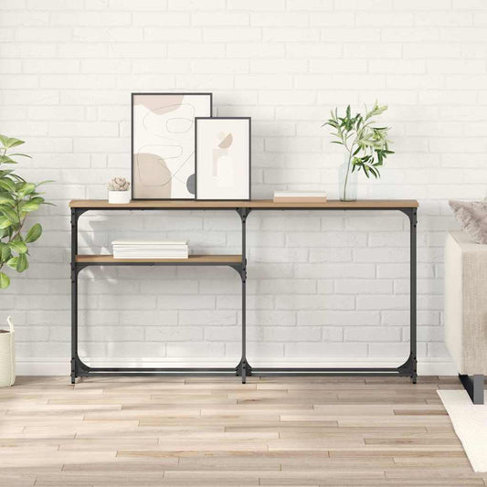 vidaXL ΤραπέζιΚονσόλας Artisan Oak 145 x 22,5 x 75 εκ.