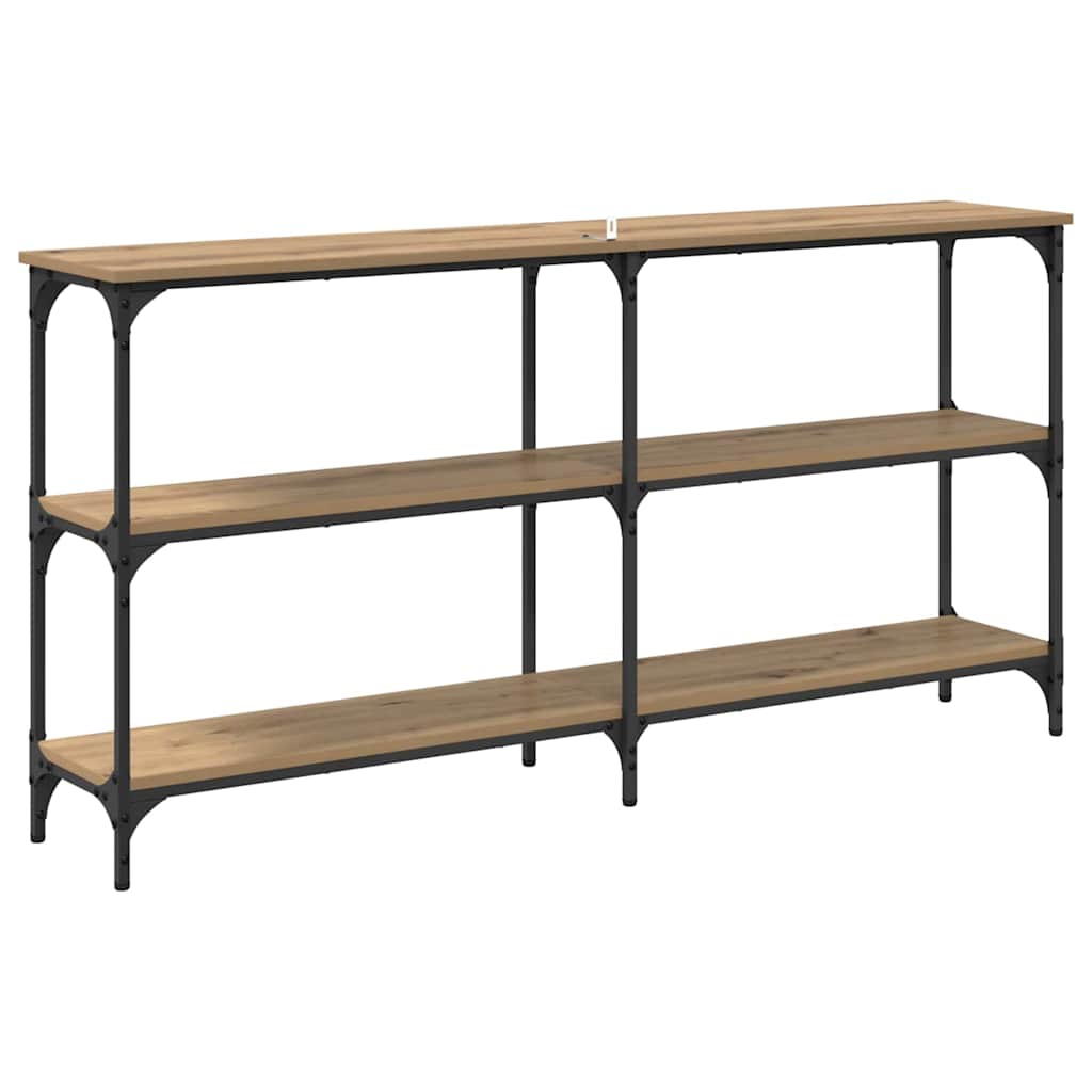 vidaXL Τραπέζι κονσόλας Artisan Oak 150 x 29 x 75 εκ