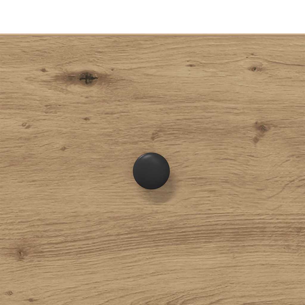 vidaXL Τραπέζι κονσόλας με συρτάρι Artisan Oak 75 x 34,5 x 75 εκ