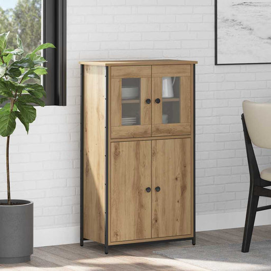 vidaXL Highboard Artisan Oak 62 x 32 x 106,5 εκ Επεξεργασμένο ξύλο
