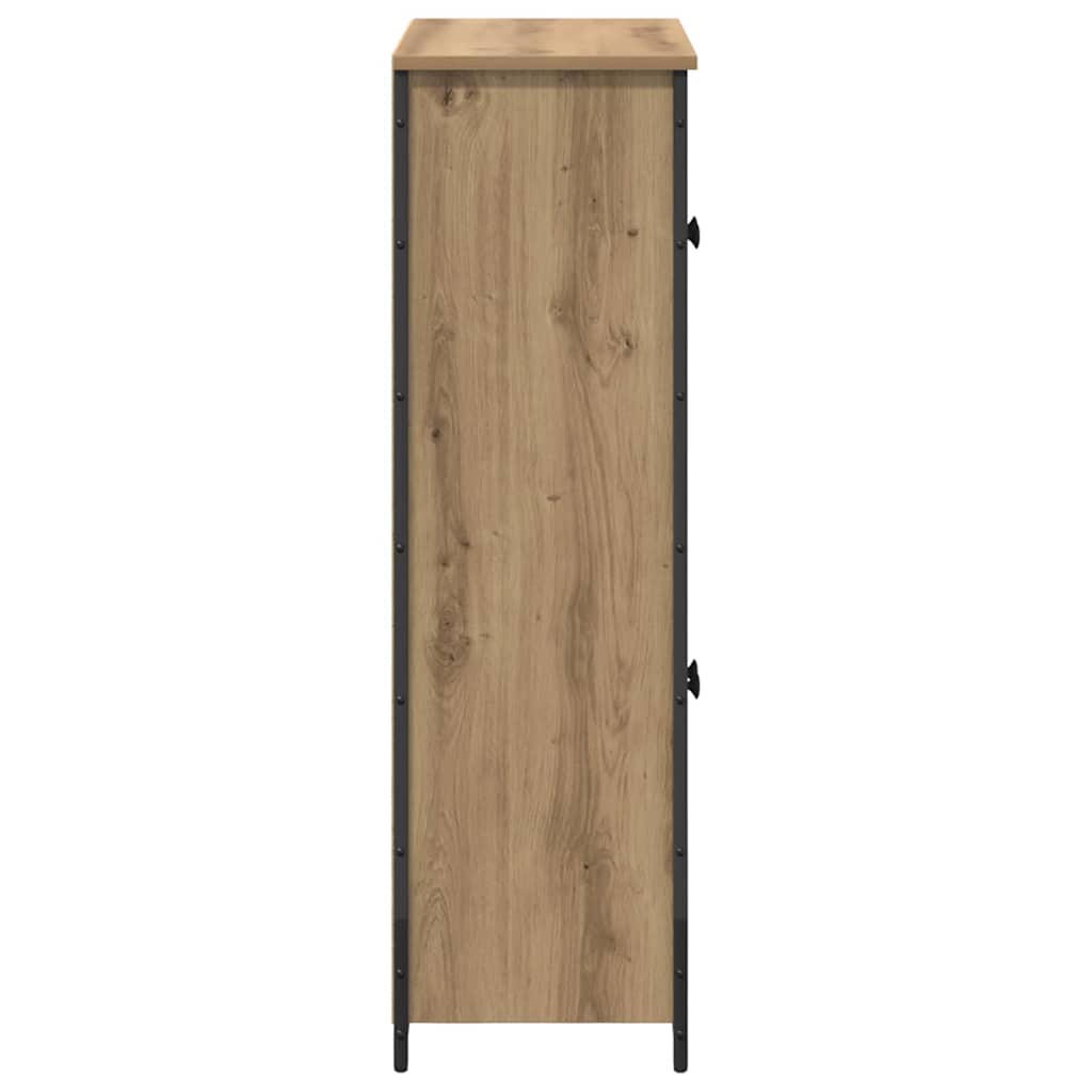 vidaXL Highboard Artisan Oak 62 x 32 x 106,5 εκ Επεξεργασμένο ξύλο