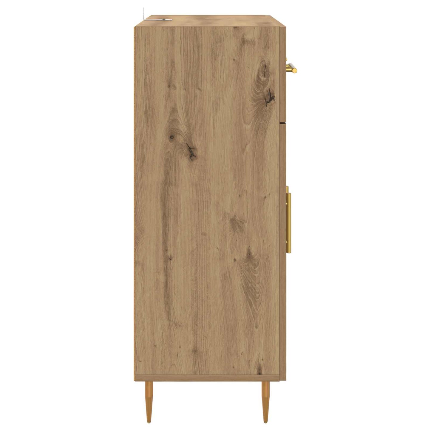 vidaXL Πλαϊνό γραφείο με συρτάρι Artisan Oak 69,5 x 34 x 90 εκ.