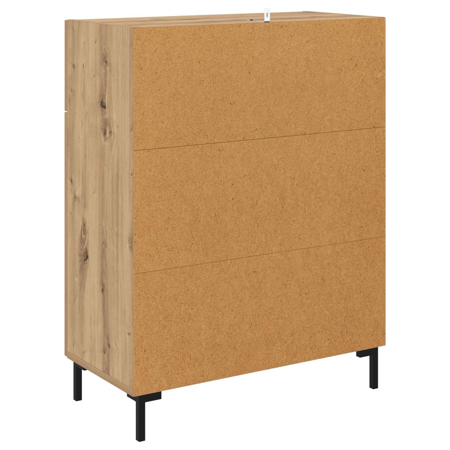 vidaXL Πλαϊνό γραφείο με συρτάρι Artisan Oak 69,5 x 34 x 90 εκ.