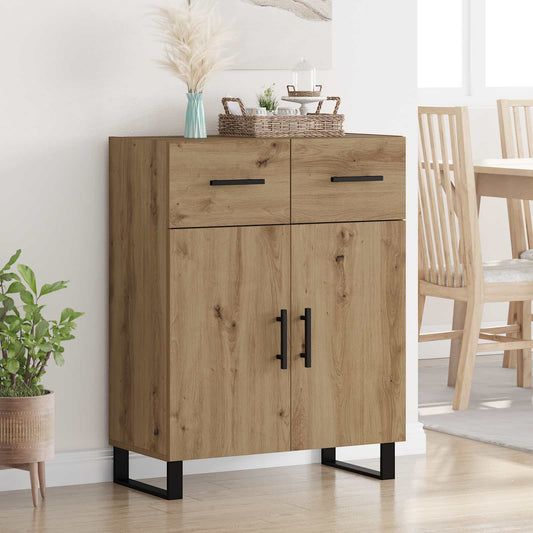 vidaXL Πλαϊνό γραφείο Artisan Oak 69,5 x 34 x 90 εκ.