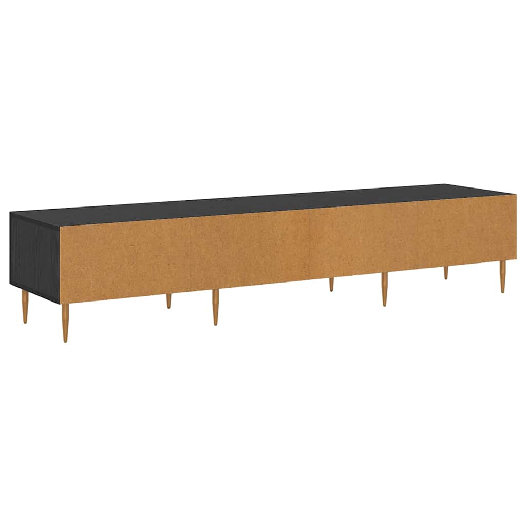 vidaXL Ντουλάπι TV Μαύρη Οξυά 150 x 36 x 30 εκ Επεξεργασμένο ξύλο