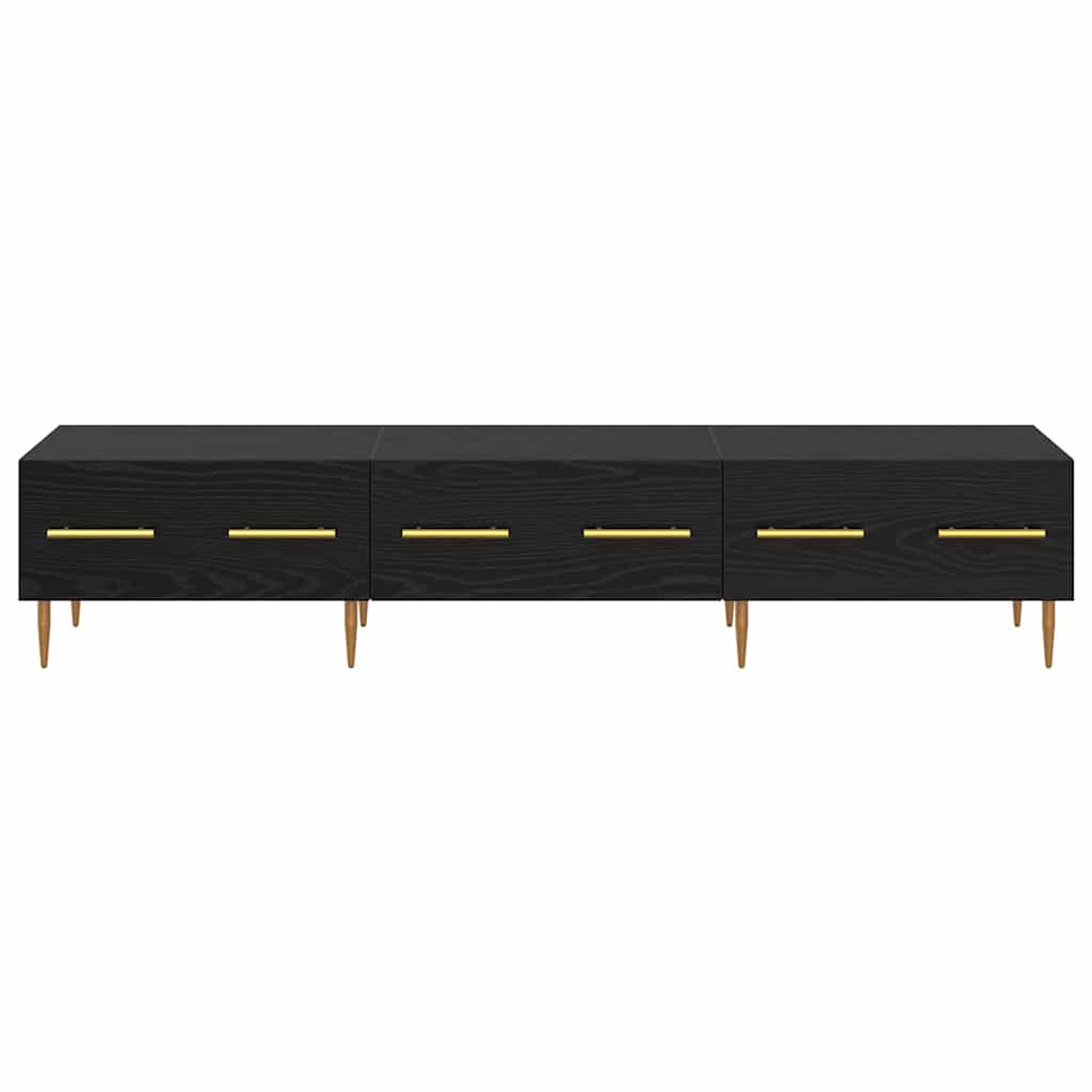 vidaXL Ντουλάπι TV Μαύρη Οξυά 150 x 36 x 30 εκ Επεξεργασμένο ξύλο