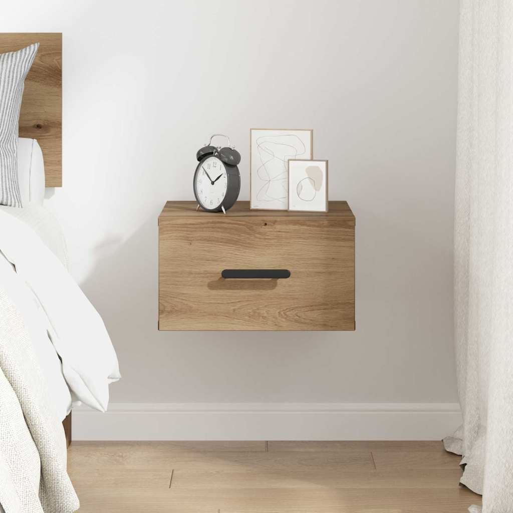 vidaXL Κομοδίνο 35 x 35 x 20 εκ Επεξεργασμένο Ξύλο Artisan Oak