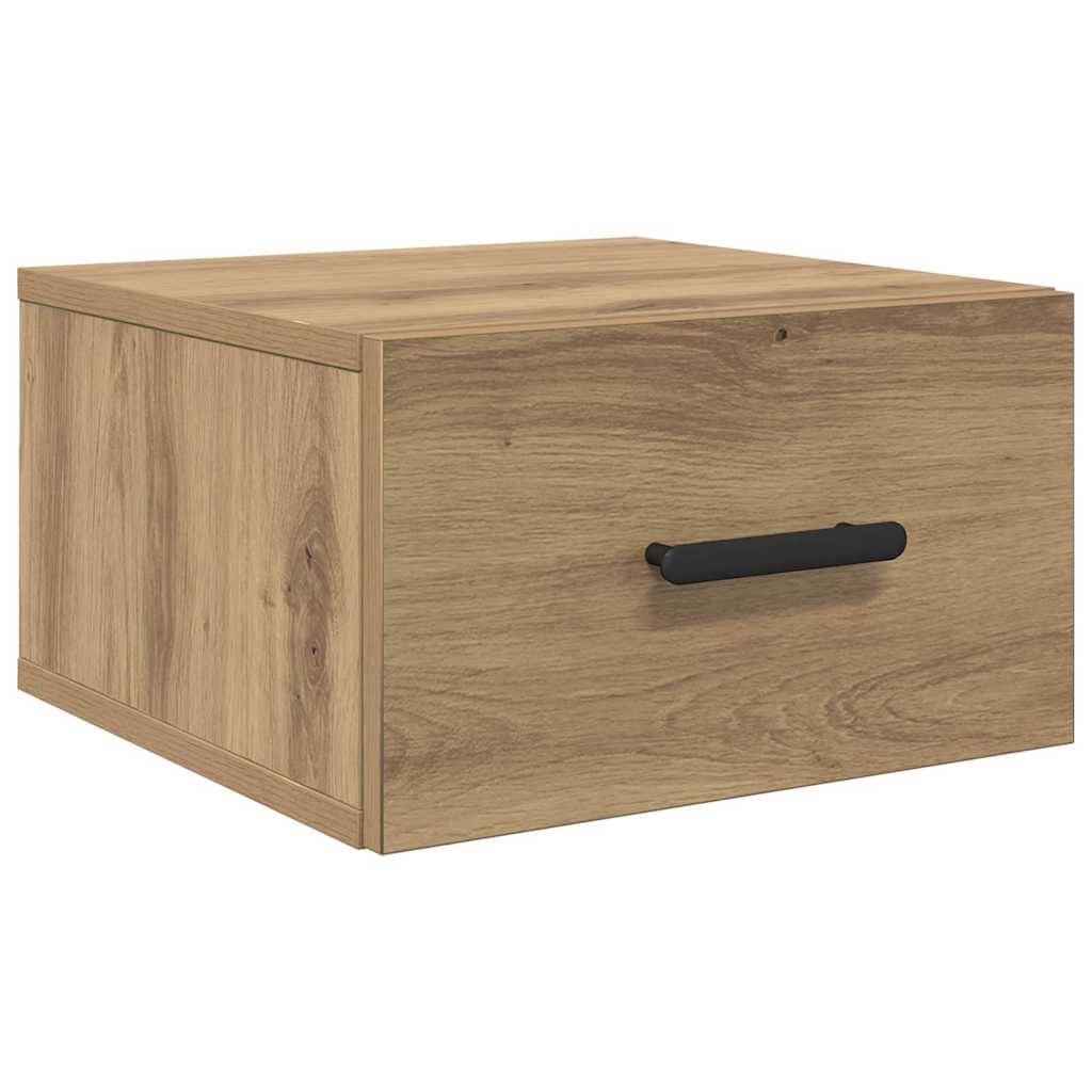 vidaXL Κομοδίνο 2 τμχ. 35 x 35 x 20 εκ Επεξεργασμένο Ξύλο Artisan Oak