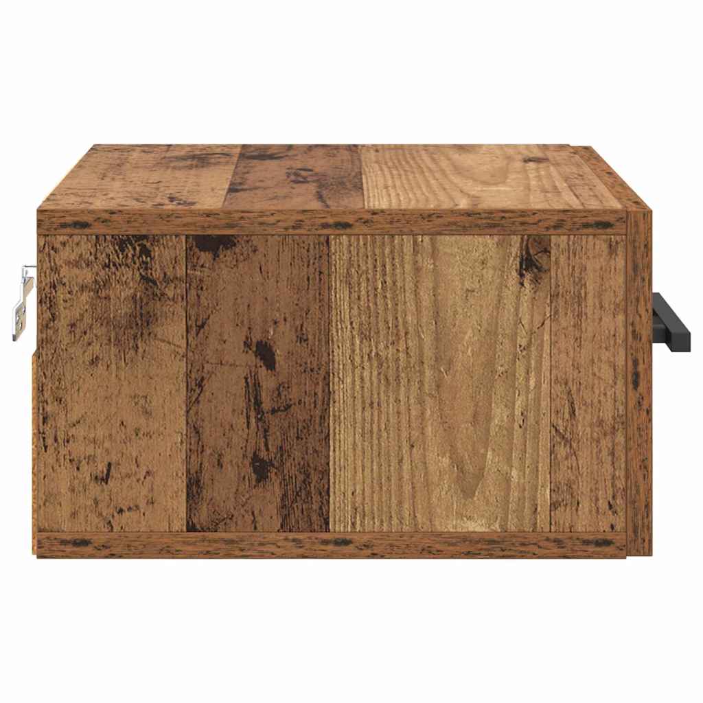 vidaXL Κομοδίνο 35 x 35 x 20 εκ Επεξεργασμένο Ξύλο Παλαιό ξύλο