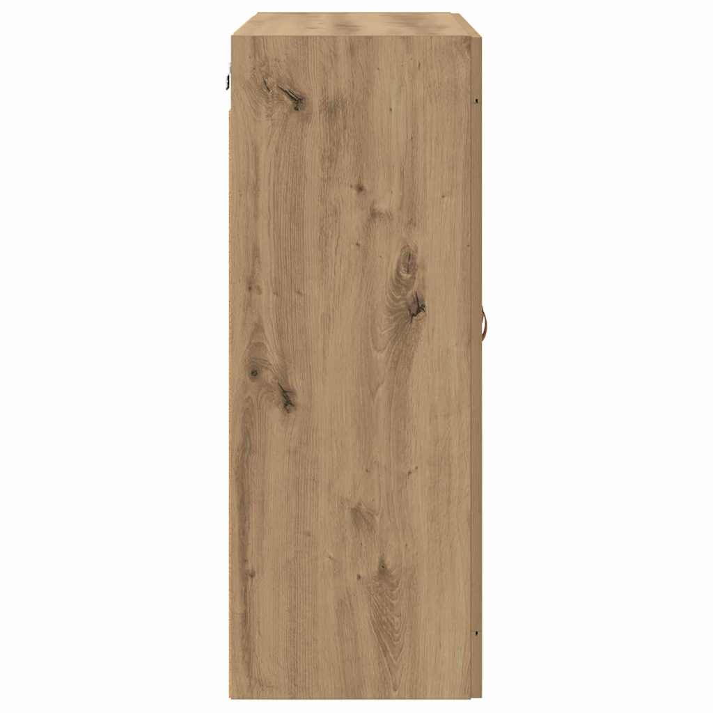 vidaXL Επιτοίχιο ντουλάπι Artisan Oak 69,5 x 34 x 90 εκ.