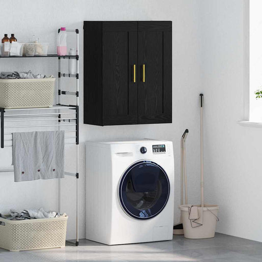 vidaXL Επιτοίχιο ντουλάπι Μαύρη Οξυά 69,5 x 34 x 90 εκ.