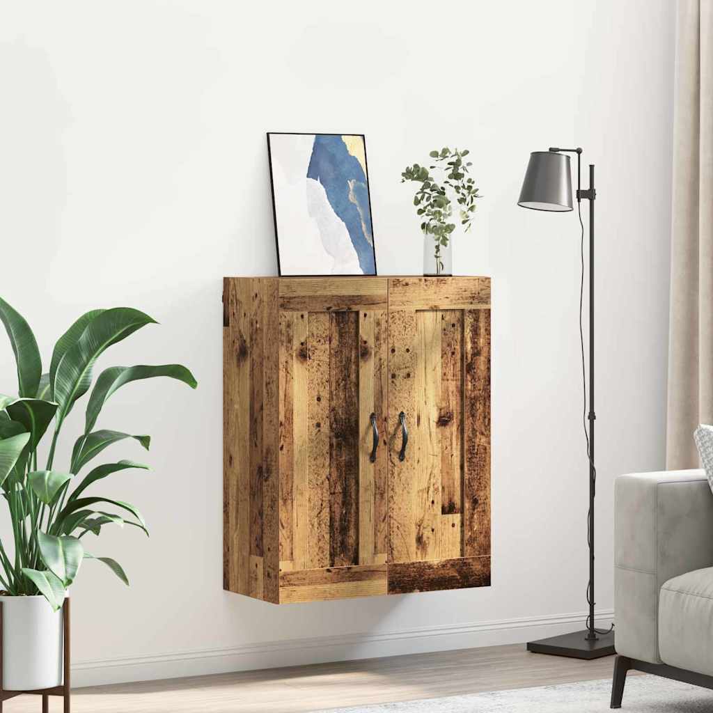 vidaXL Επιτοίχιο ντουλάπι Παλιό Ξύλο 69,5 x 34 x 90 εκ.