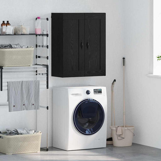 vidaXL Επιτοίχιο ντουλάπι Μαύρη Οξυά 69,5 x 34 x 90 εκ.