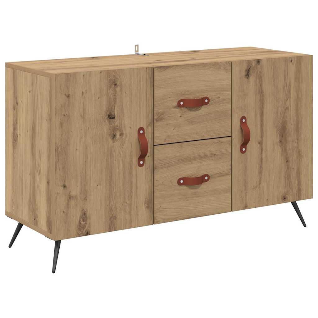 vidaXL Πλαϊνό γραφείο Artisan Oak 100 x 36 x 60 εκ. Επεξεργασμένο ξύλο