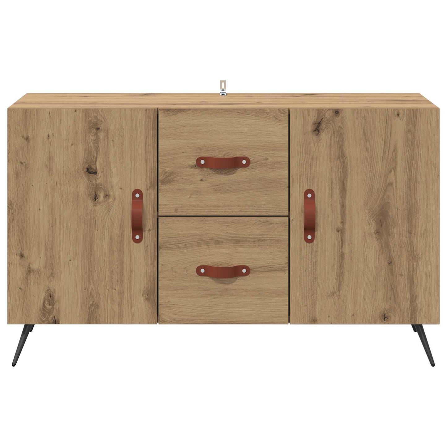 vidaXL Πλαϊνό γραφείο Artisan Oak 100 x 36 x 60 εκ. Επεξεργασμένο ξύλο