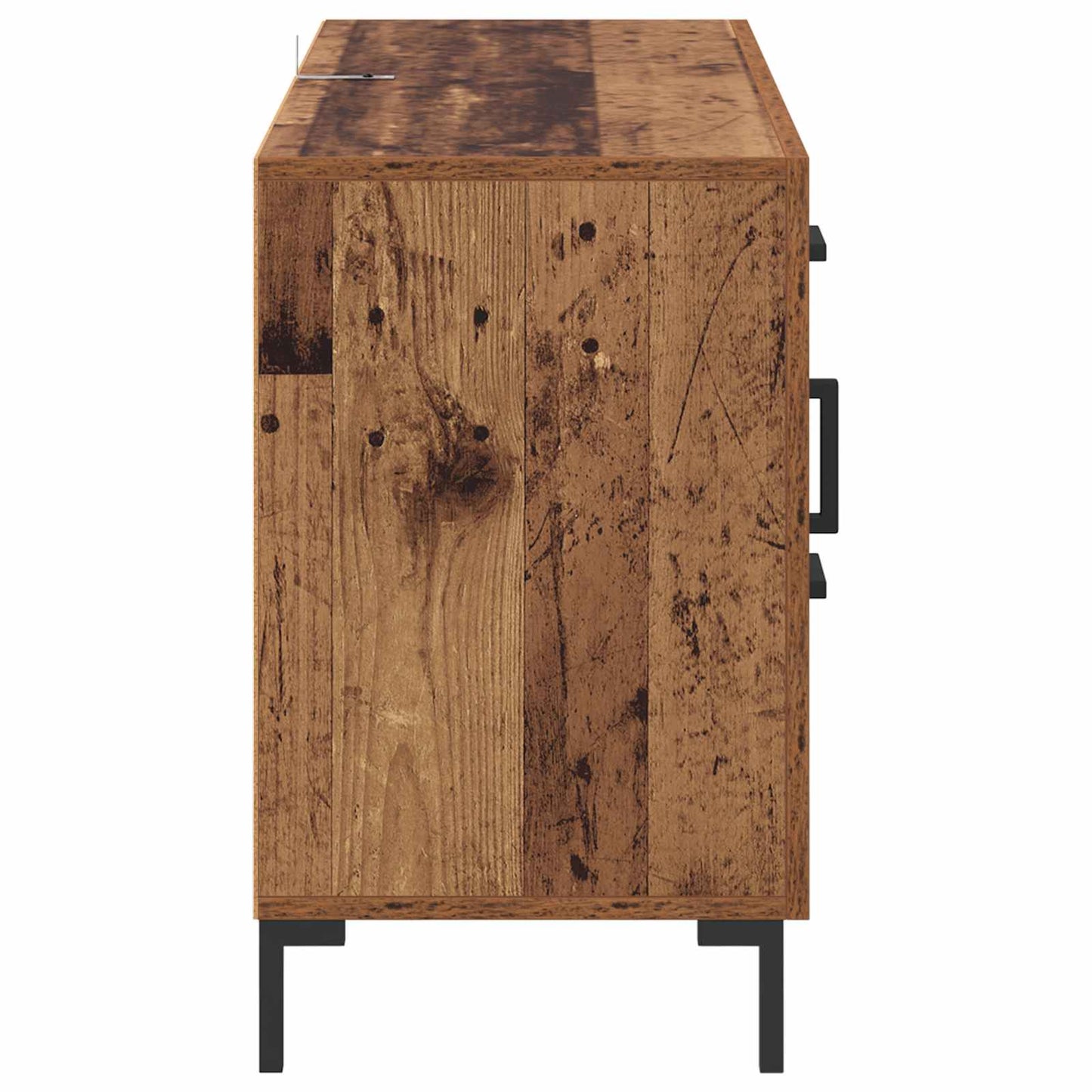 vidaXL Πλαϊνό γραφείο Παλιό Ξύλο 100 x 36 x 60 εκ. Επεξεργασμένο ξύλο