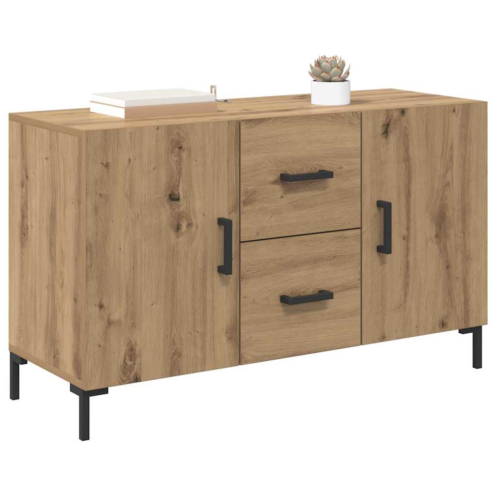 vidaXL Πλαϊνό γραφείο Artisan Oak 100 x 36 x 60 εκ. Επεξεργασμένο ξύλο