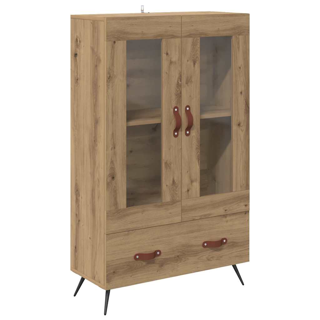 vidaXL Highboard με συρτάρι Artisan Oak 69,5 x 31 x 115 εκ.