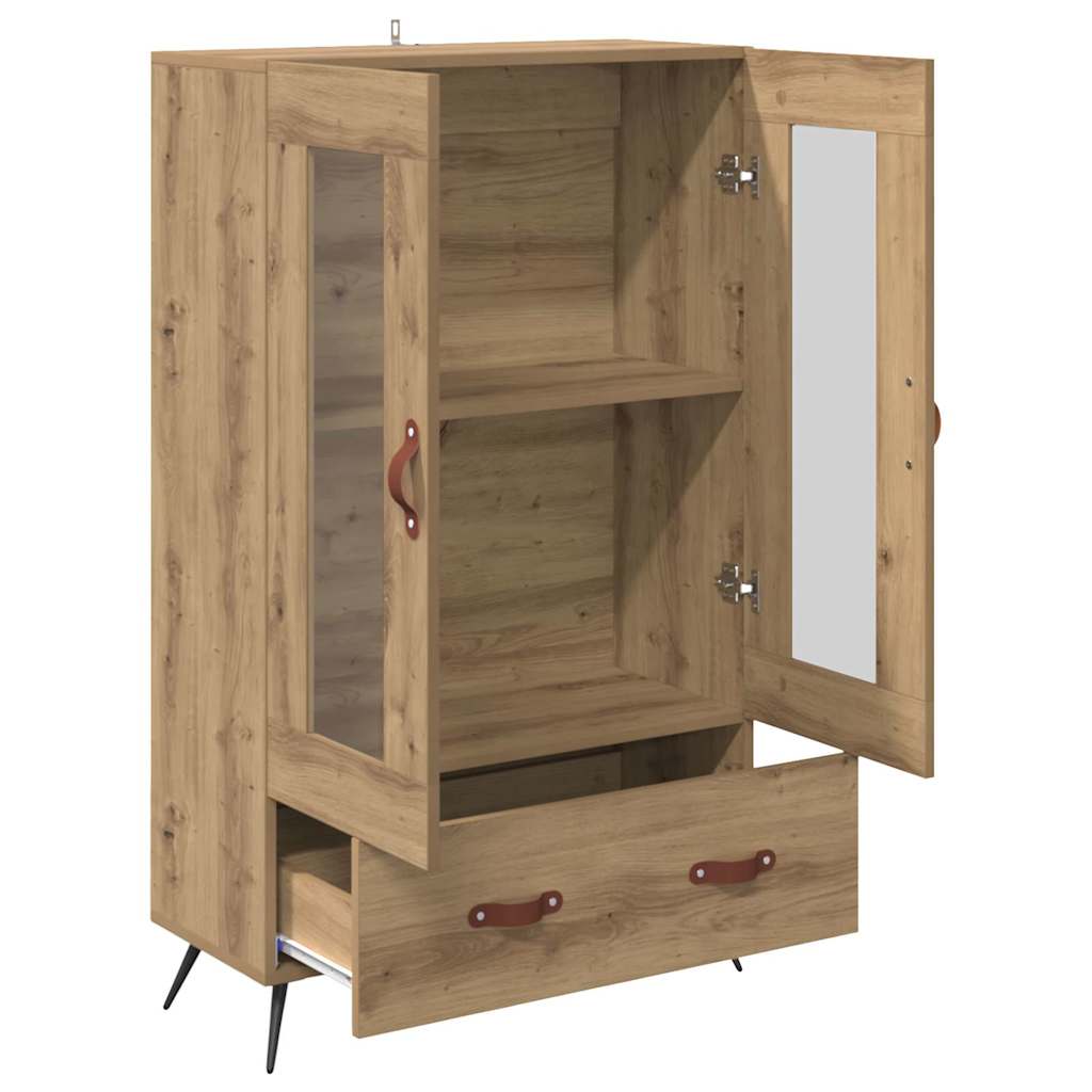vidaXL Highboard με συρτάρι Artisan Oak 69,5 x 31 x 115 εκ.