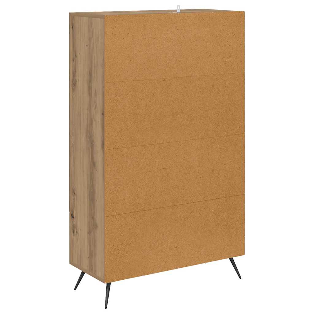 vidaXL Highboard με συρτάρι Artisan Oak 69,5 x 31 x 115 εκ.