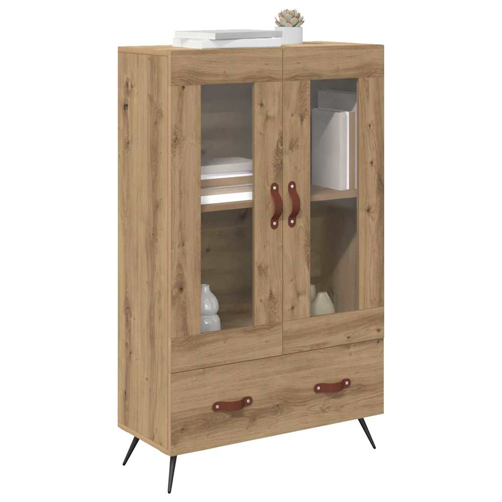 vidaXL Highboard με συρτάρι Artisan Oak 69,5 x 31 x 115 εκ.