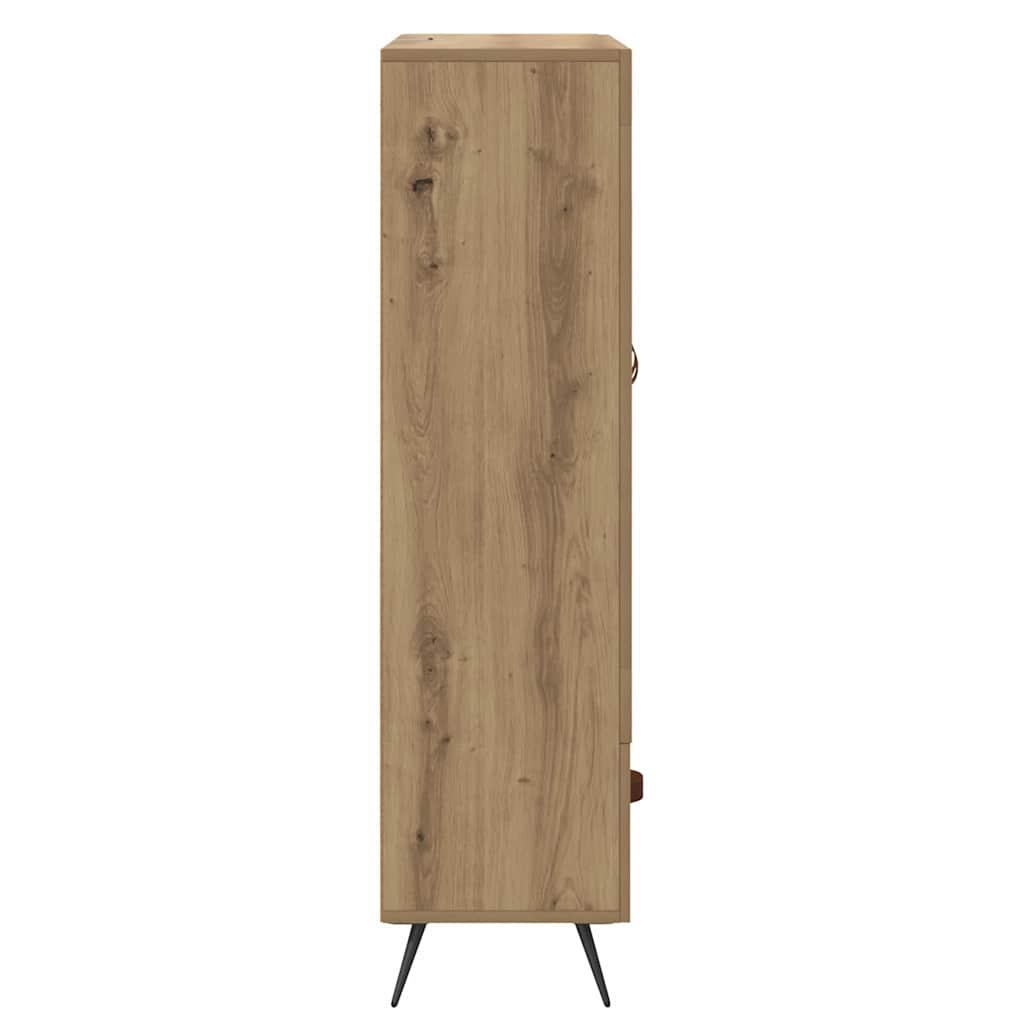 vidaXL Highboard με συρτάρι Artisan Oak 69,5 x 31 x 115 εκ.
