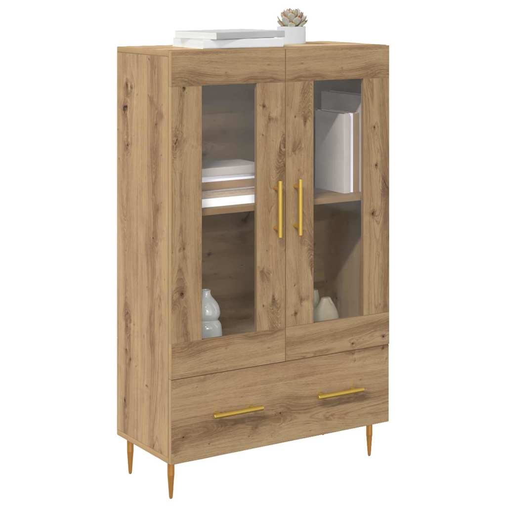 vidaXL Highboard με συρτάρι Artisan Oak 69,5 x 31 x 115 εκ.
