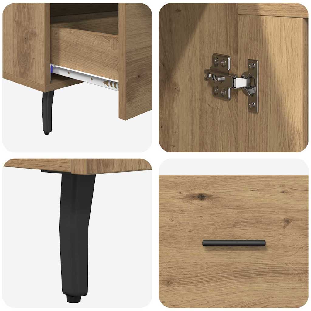 vidaXL Highboard Artisan Oak 69,5 x 31 x 115 εκ. Επεξεργασμένο ξύλο