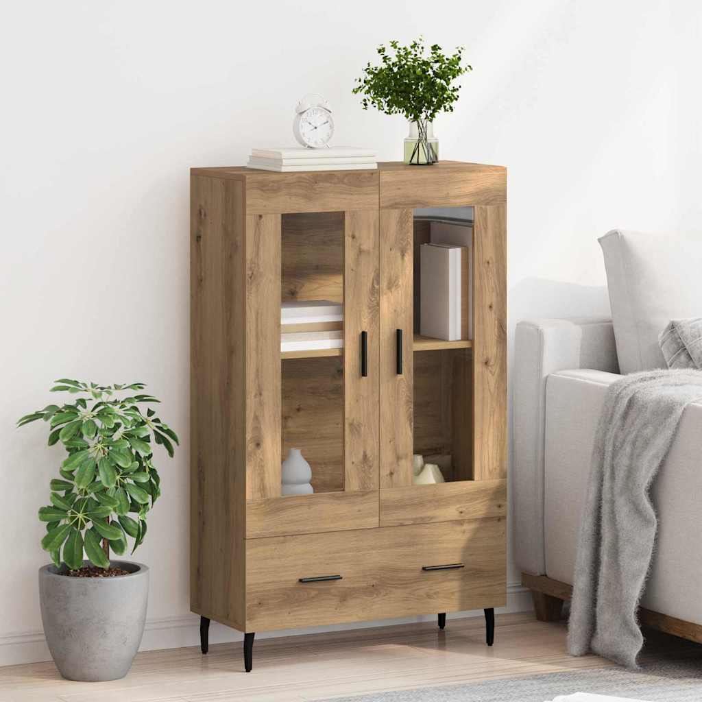 vidaXL Highboard Artisan Oak 69,5 x 31 x 115 εκ. Επεξεργασμένο ξύλο