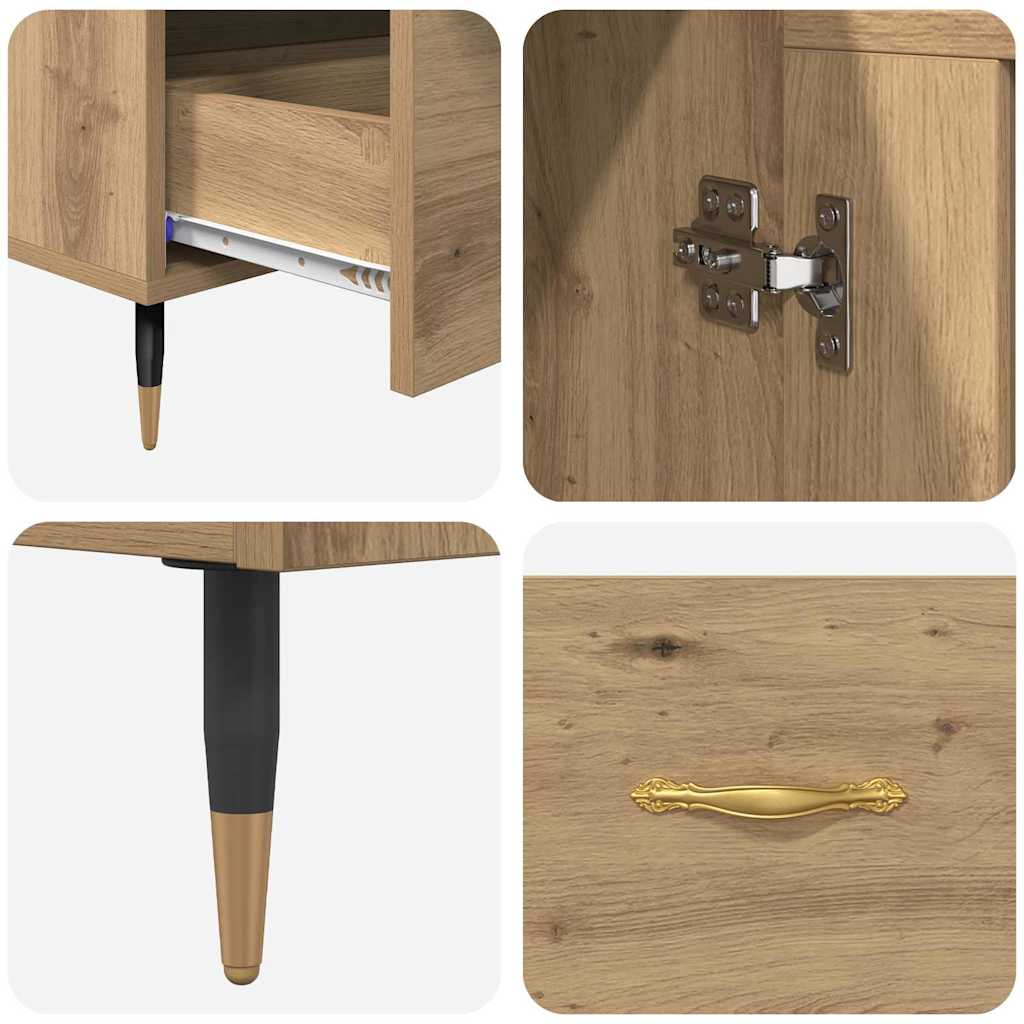 vidaXL Highboard Artisan Oak 69,5 x 31 x 115 εκ. Επεξεργασμένο ξύλο