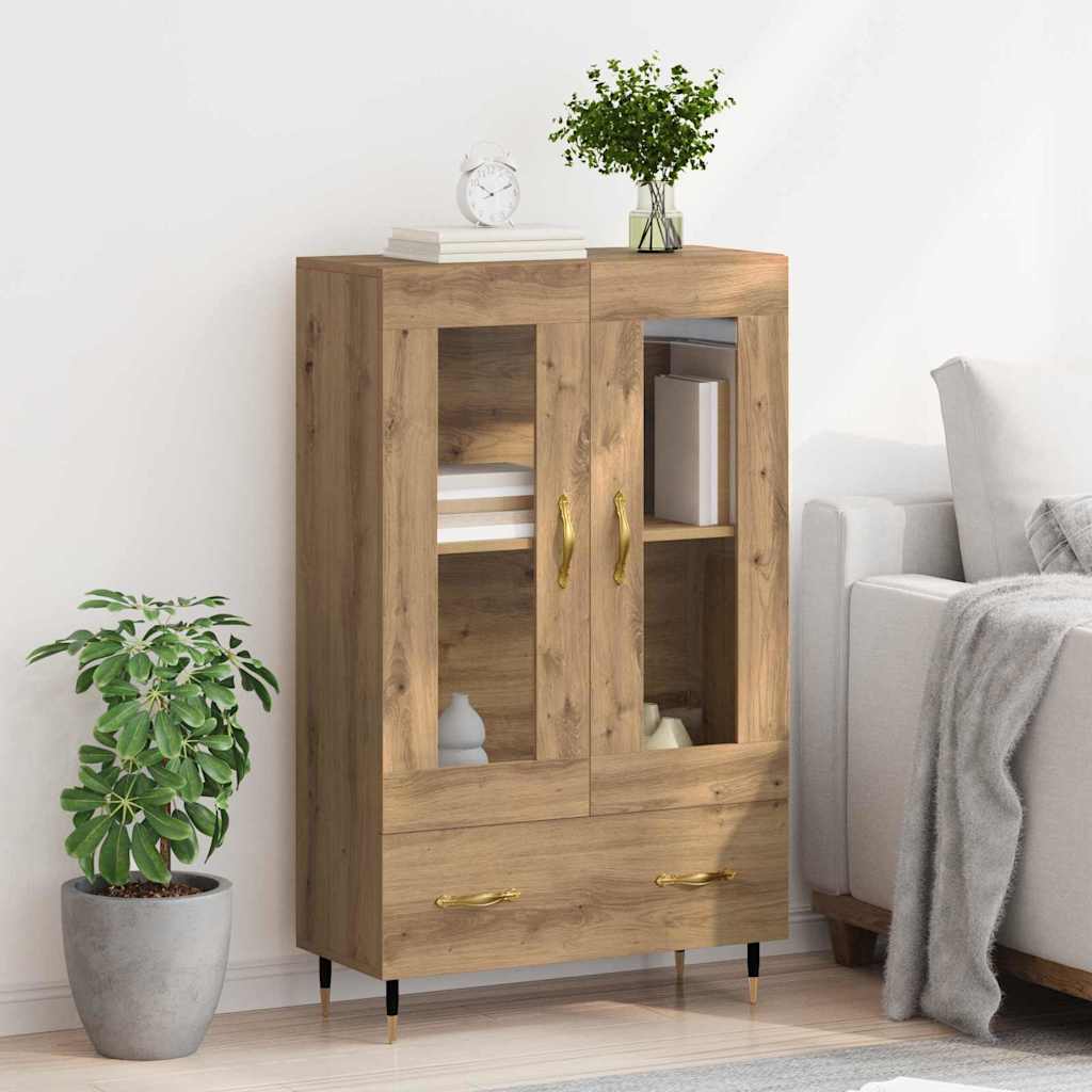 vidaXL Highboard Artisan Oak 69,5 x 31 x 115 εκ. Επεξεργασμένο ξύλο