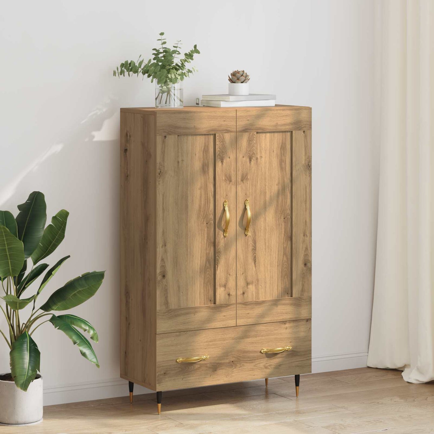 vidaXL Highboard Artisan Oak 69,5 x 31 x 115 εκ. Επεξεργασμένο ξύλο