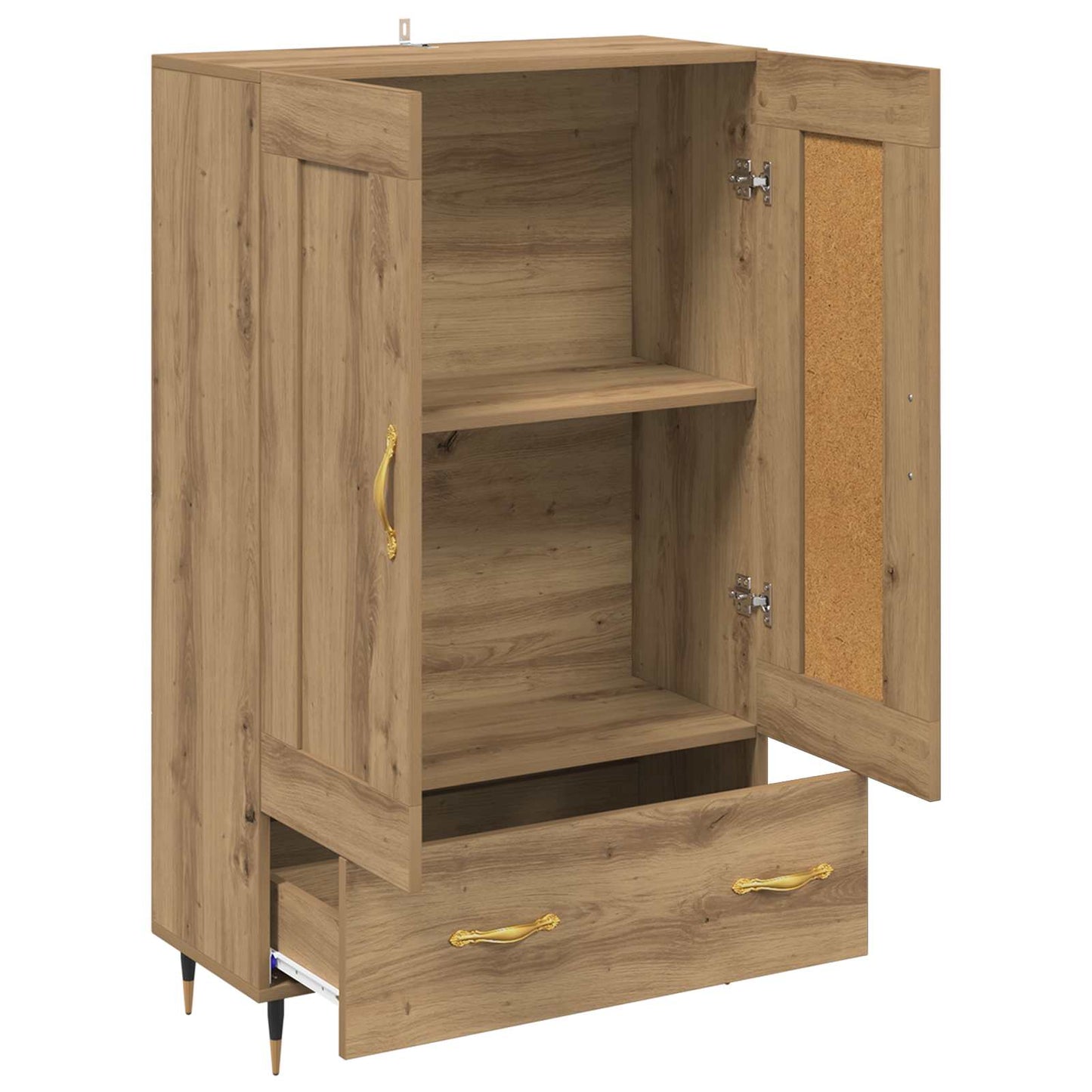 vidaXL Highboard Artisan Oak 69,5 x 31 x 115 εκ. Επεξεργασμένο ξύλο