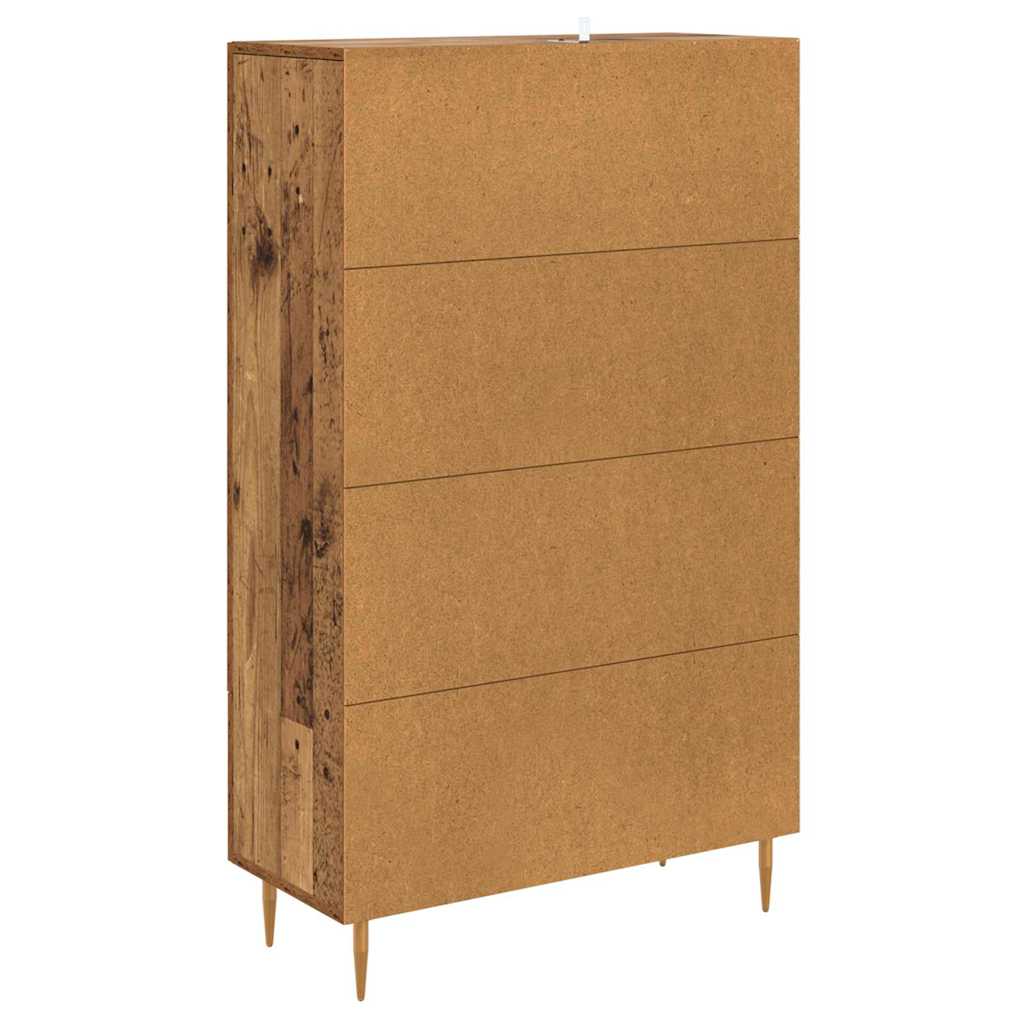 vidaXL Highboard Παλιό Ξύλο 69,5 x 31 x 115 εκ. Επεξεργασμένο ξύλο