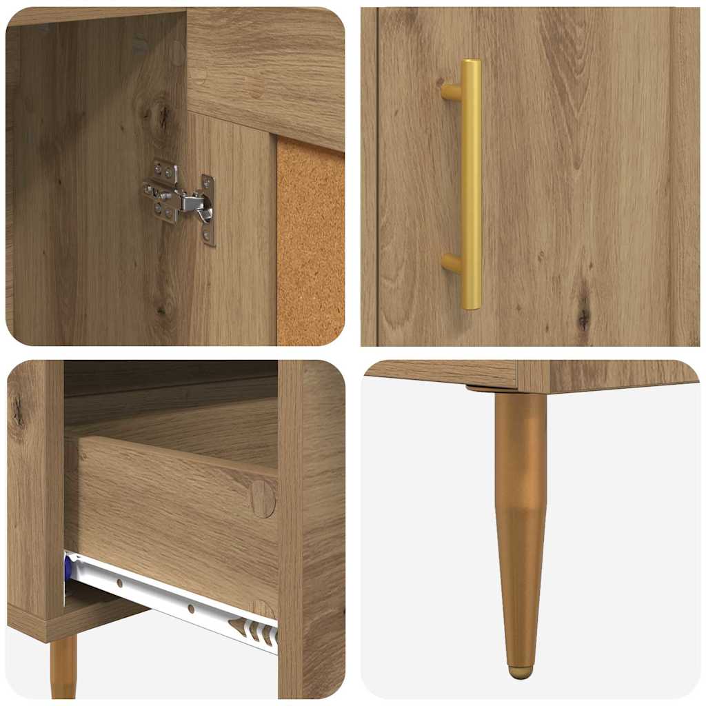 vidaXL Highboard Artisan Oak 69,5 x 31 x 115 εκ. Επεξεργασμένο ξύλο