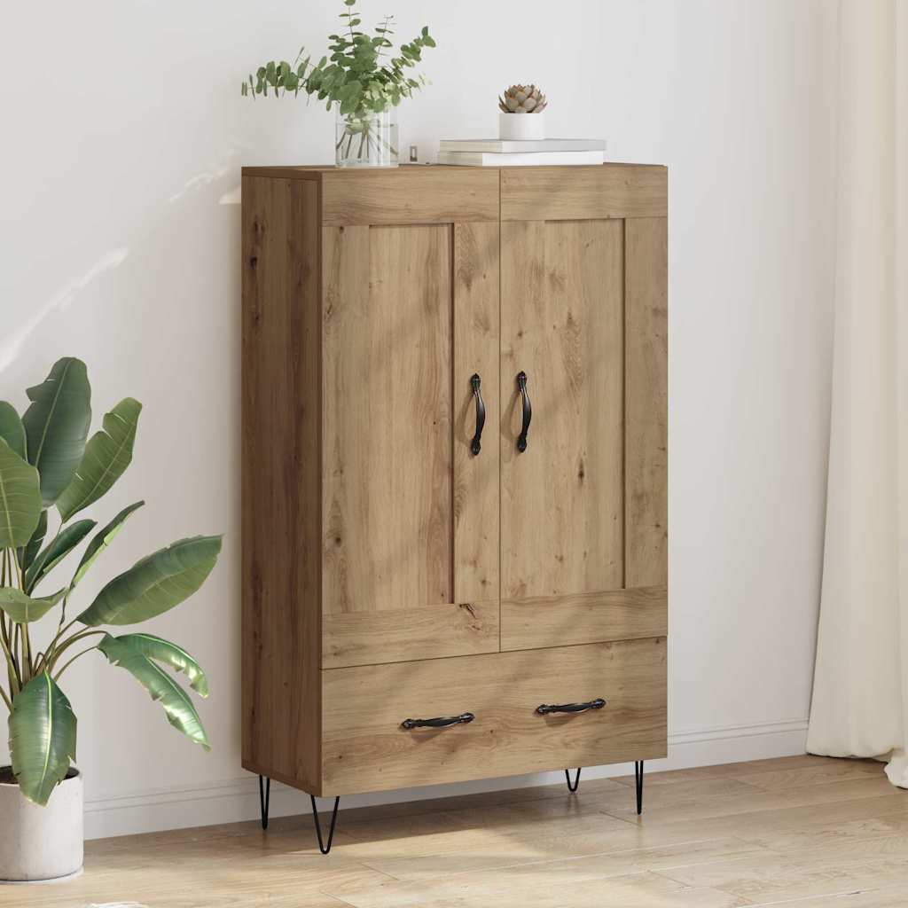 vidaXL Highboard Artisan Oak 69,5 x 31 x 115 εκ. Επεξεργασμένο ξύλο
