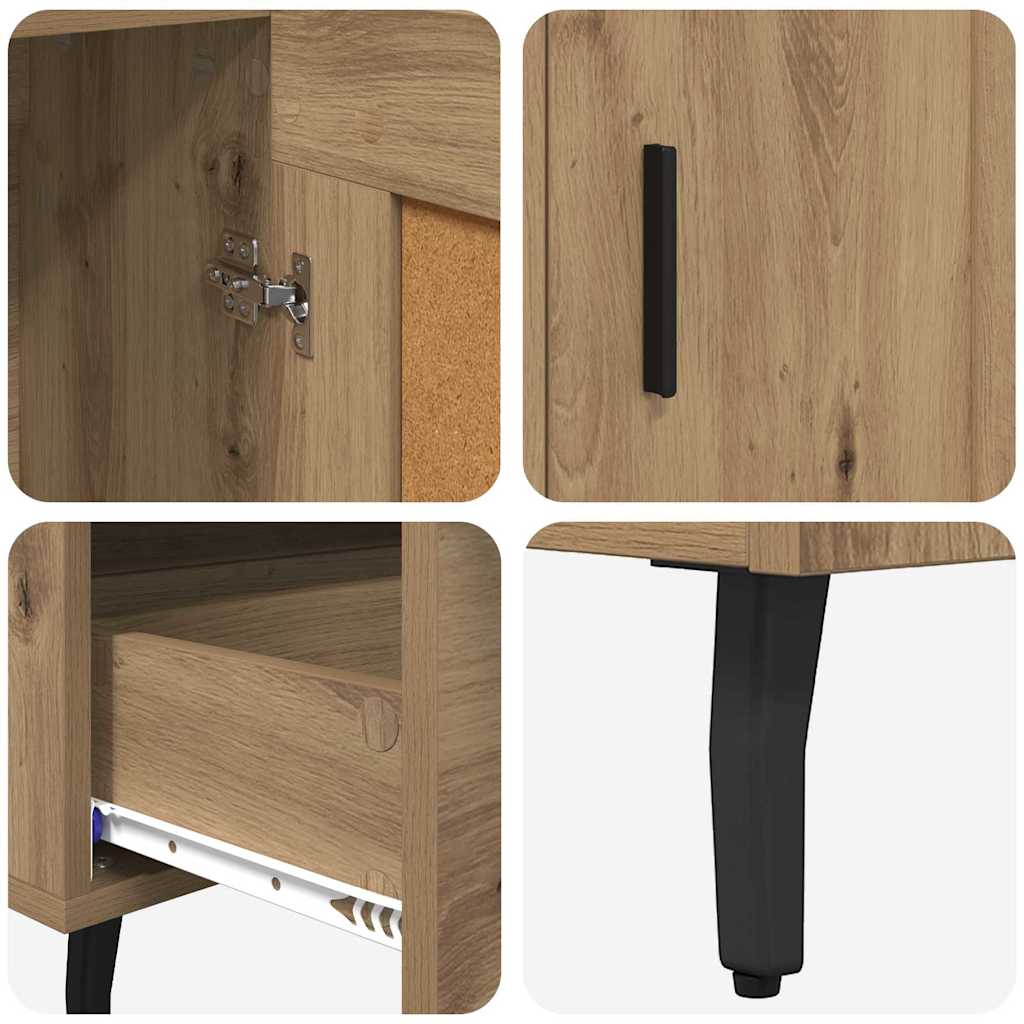 vidaXL Highboard Artisan Oak 69,5 x 31 x 115 εκ. Επεξεργασμένο ξύλο