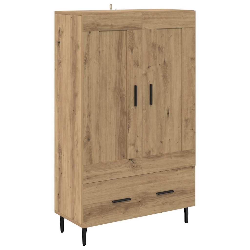 vidaXL Highboard Artisan Oak 69,5 x 31 x 115 εκ. Επεξεργασμένο ξύλο