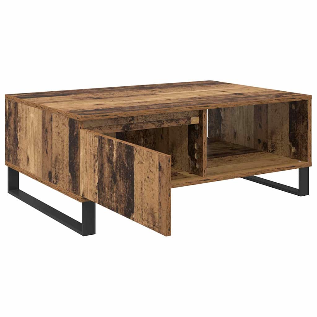 vidaXL Τραπεζάκι σαλονιού Παλιό Ξύλο 90 x 60 x 35 cm
