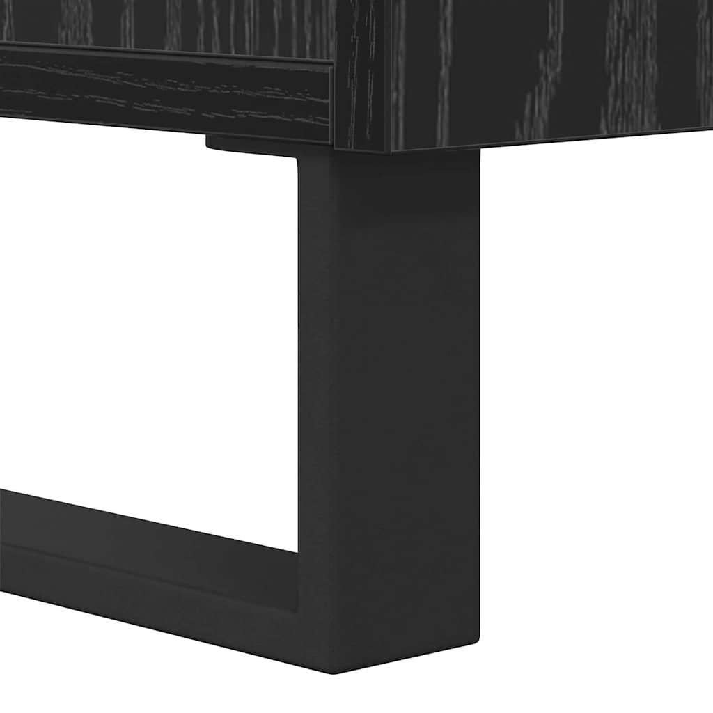 vidaXL Τραπεζάκι σαλονιού Μαύρη Οξυά 90 x 60 x 35 cm