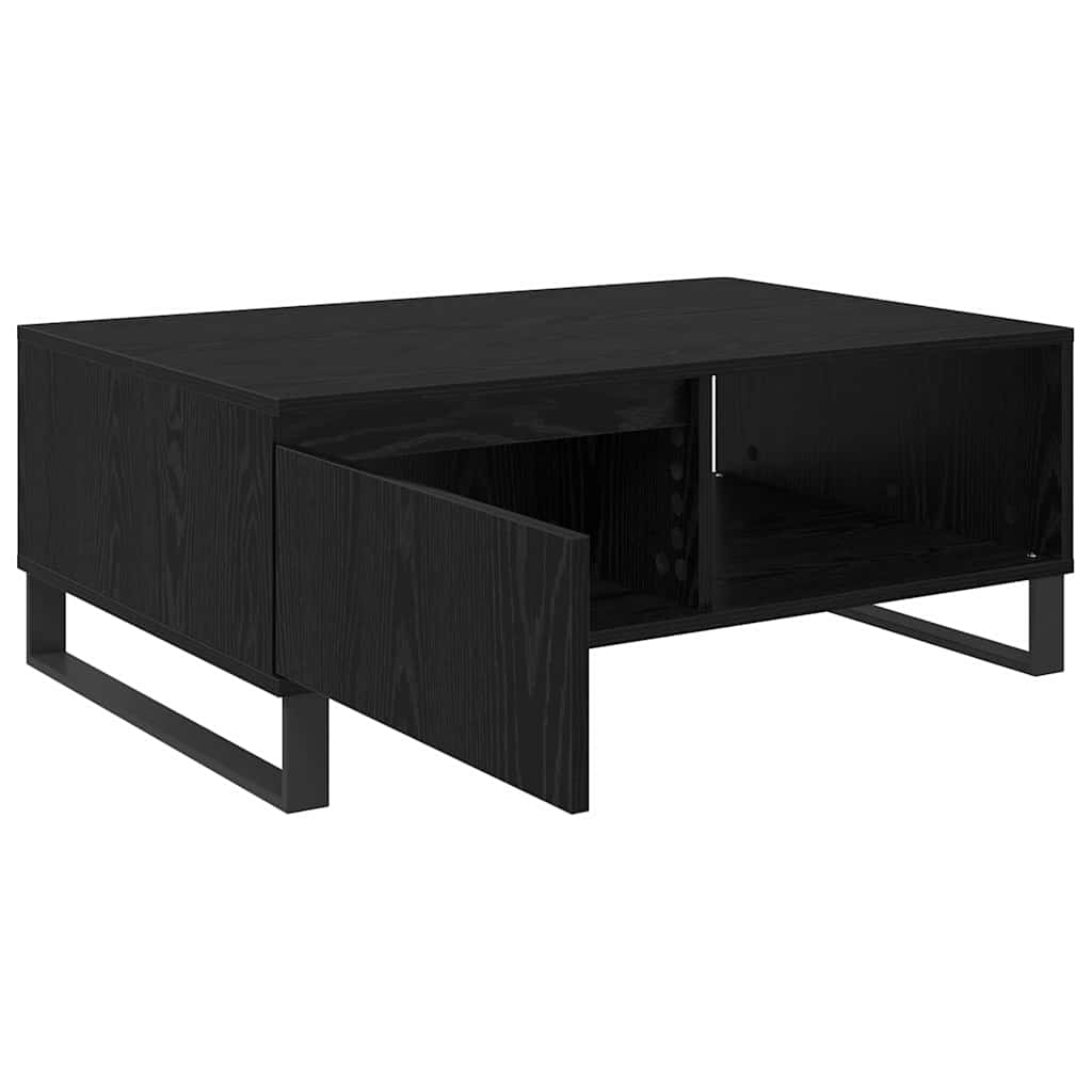 vidaXL Τραπεζάκι σαλονιού Μαύρη Οξυά 90 x 60 x 35 cm