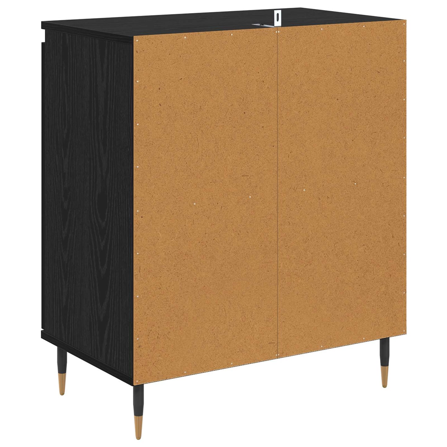 vidaXL Πλαϊνό γραφείο Μαύρη Οξυά 60 x 35 x 70 cm Επεξεργασμένο ξύλο