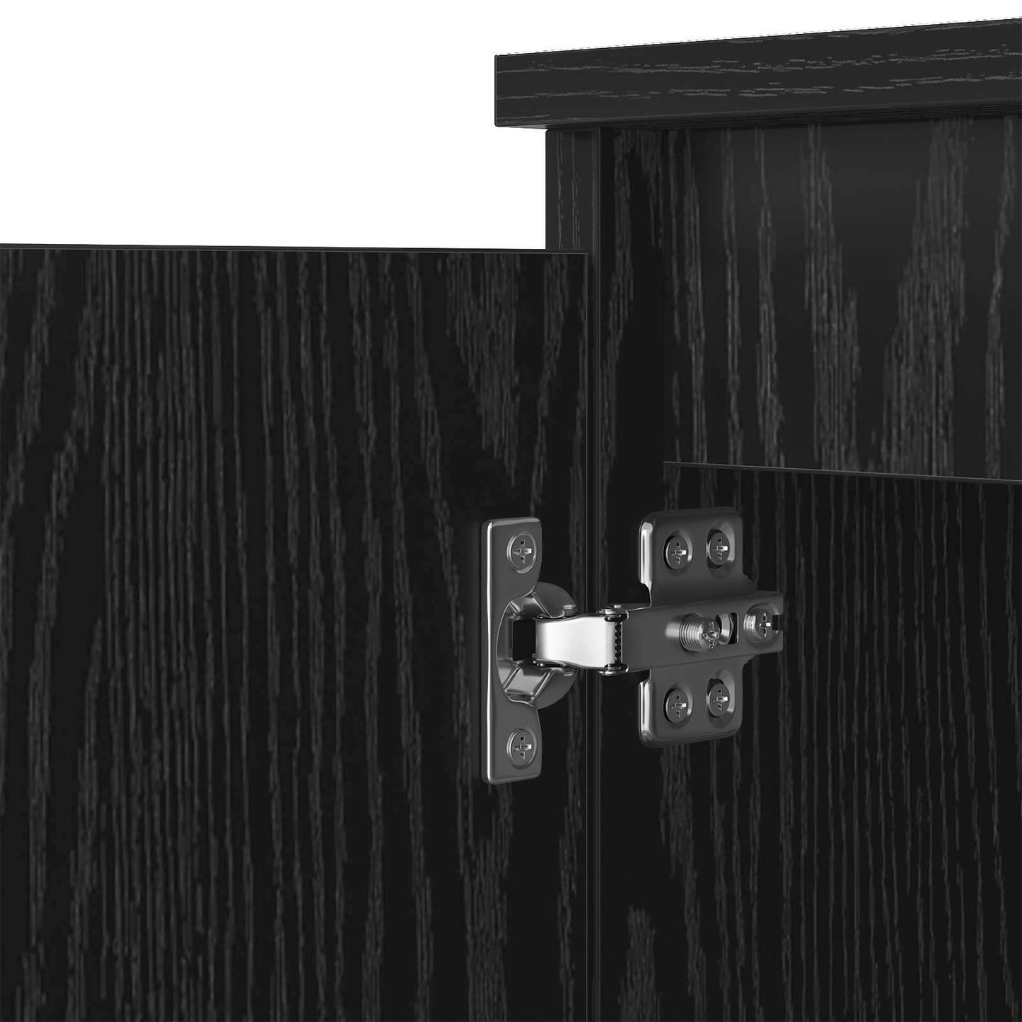 vidaXL Πλαϊνό γραφείο Μαύρη Οξυά 60 x 35 x 70 cm Επεξεργασμένο ξύλο