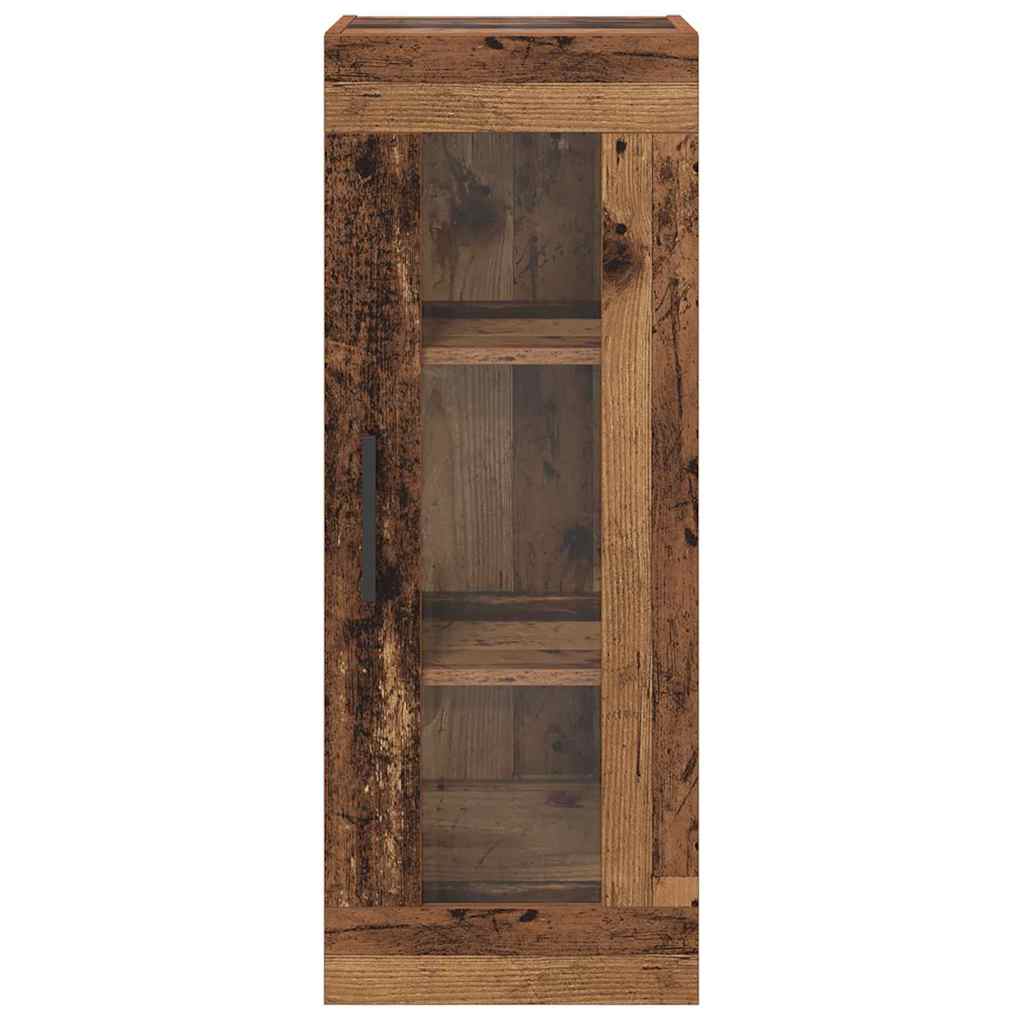 vidaXL Επιτοίχιο ντουλάπι Παλιό Ξύλο 34,5 x 34 x 90 εκ.