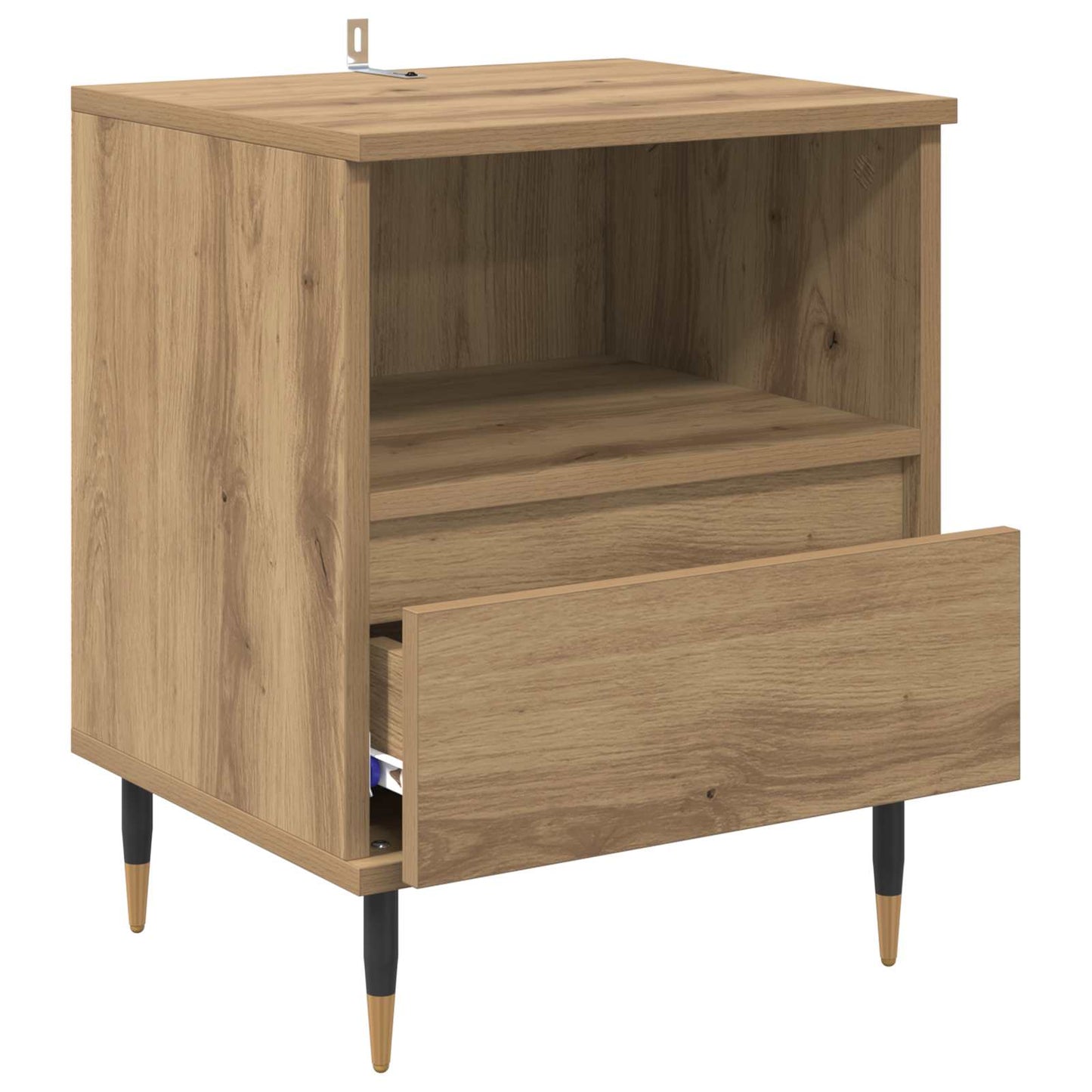 vidaXL Κομοδίνο 2 τμχ. Artisan Oak 40 x 35 x 50 εκ. Επεξεργασμένο Ξύλο