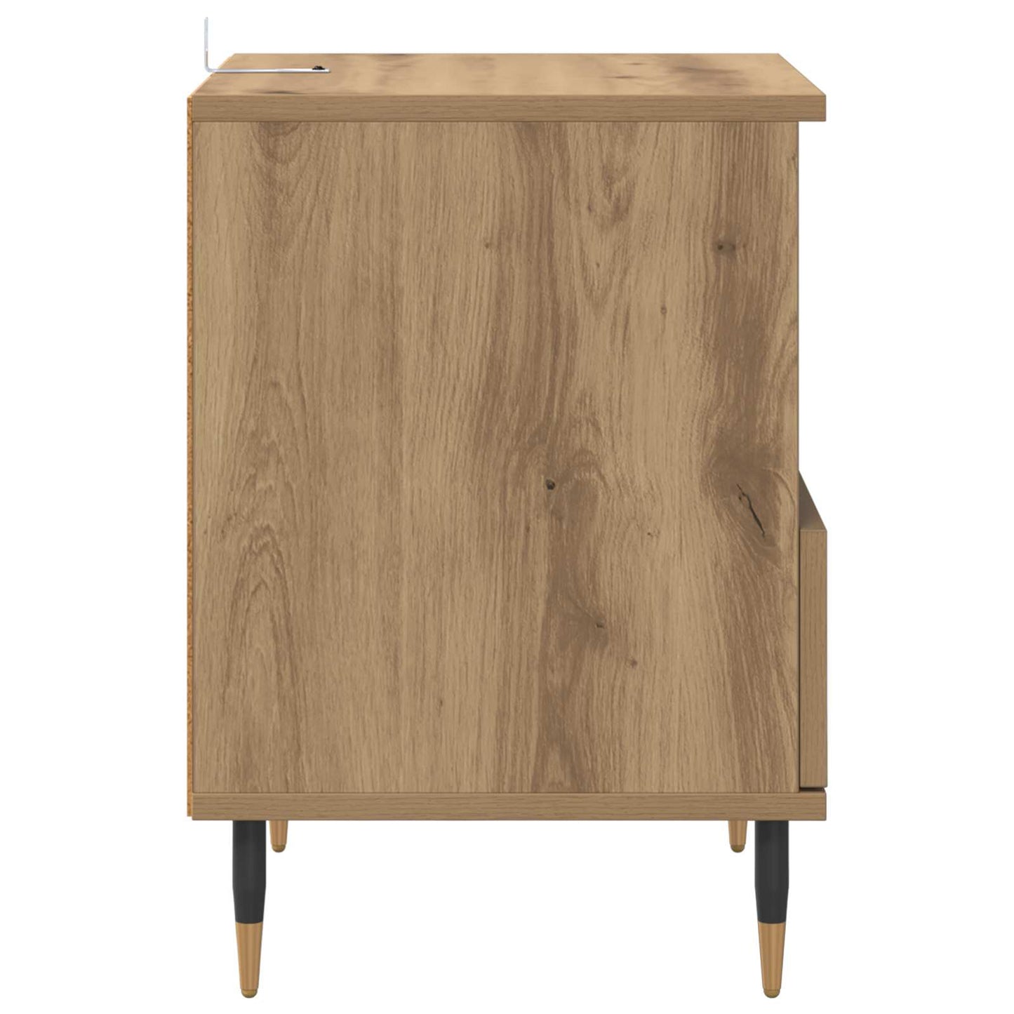 vidaXL Κομοδίνο 2 τμχ. Artisan Oak 40 x 35 x 50 εκ. Επεξεργασμένο Ξύλο