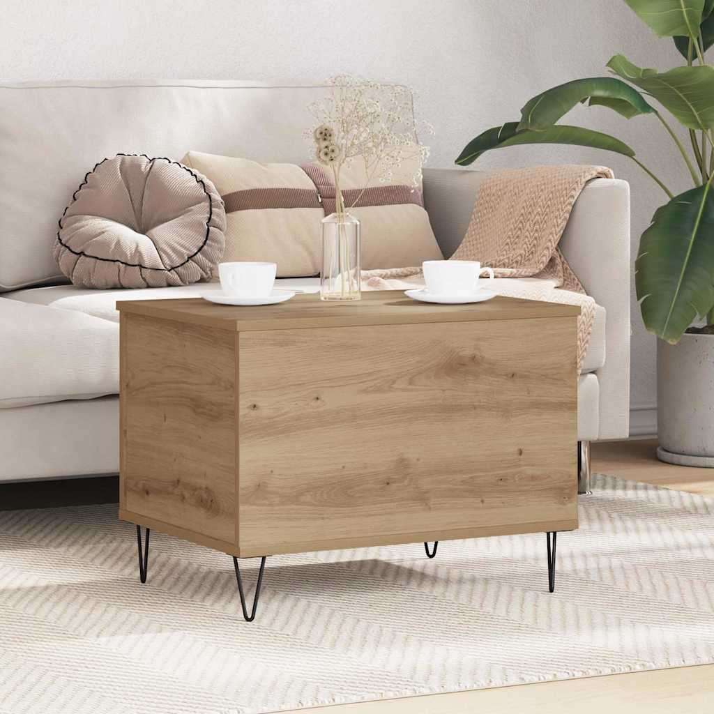 vidaXL Τραπεζάκι σαλονιού Artisan Oak 60 x 44,5 x 45 εκ
