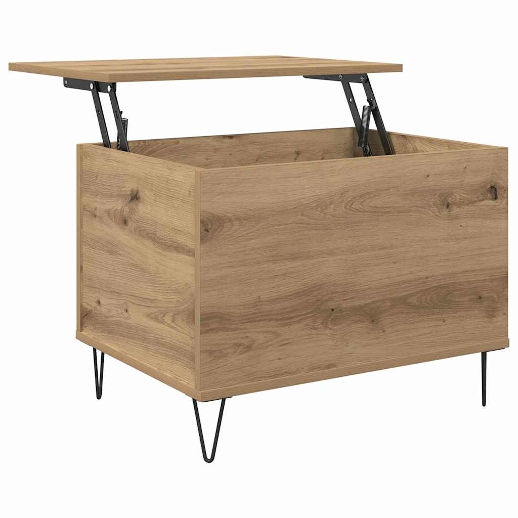 vidaXL Τραπεζάκι σαλονιού Artisan Oak 60 x 44,5 x 45 εκ